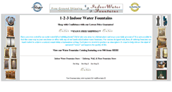 Desktop Screenshot of indoor-water-fountains.com